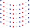 6 Pieces Red White Blue Star Streamers 4th of July Star Garland Banner Patriotic Hanging Decorations for Independence Day Celebration Holiday Decorations